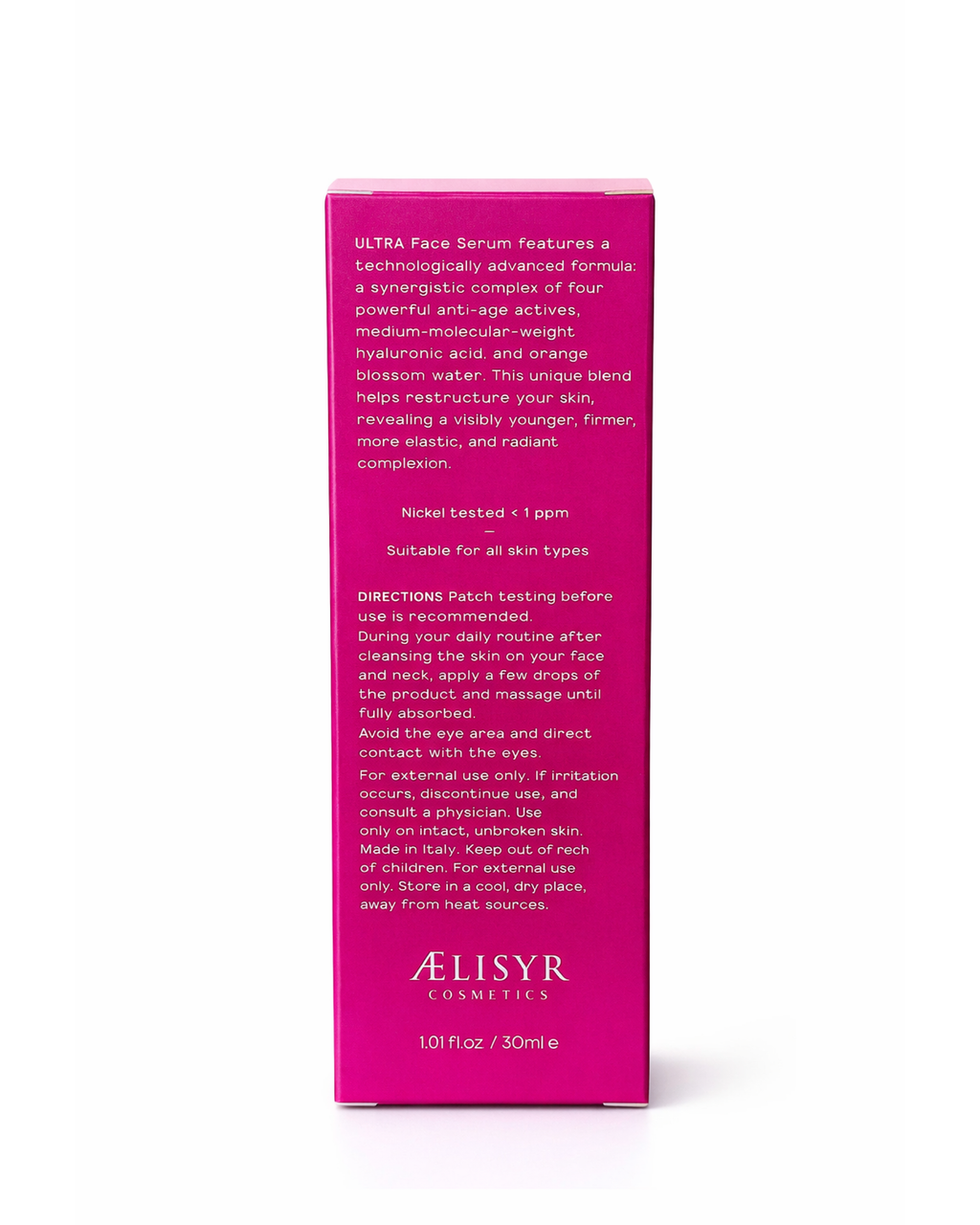 ULTRA Perfecting Anti-Aging Face Serum – Collagen & Sirtuin Bio-Activator